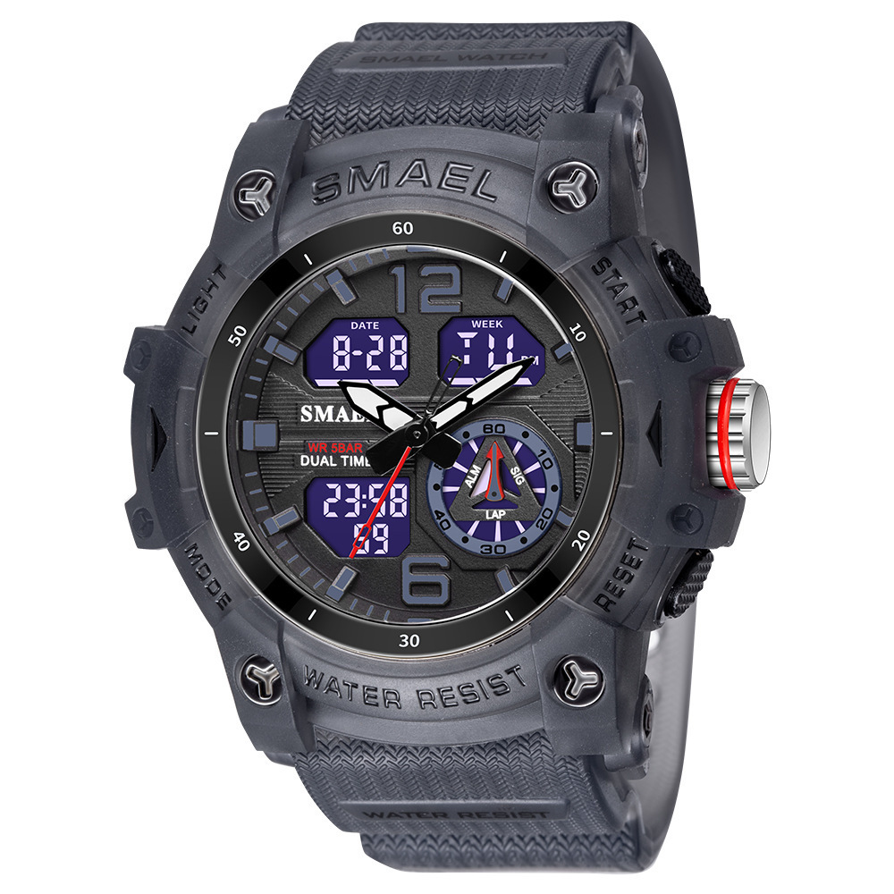 Mens Outdoor Transparent Watch With A Cool Dual-display Design - Image 2