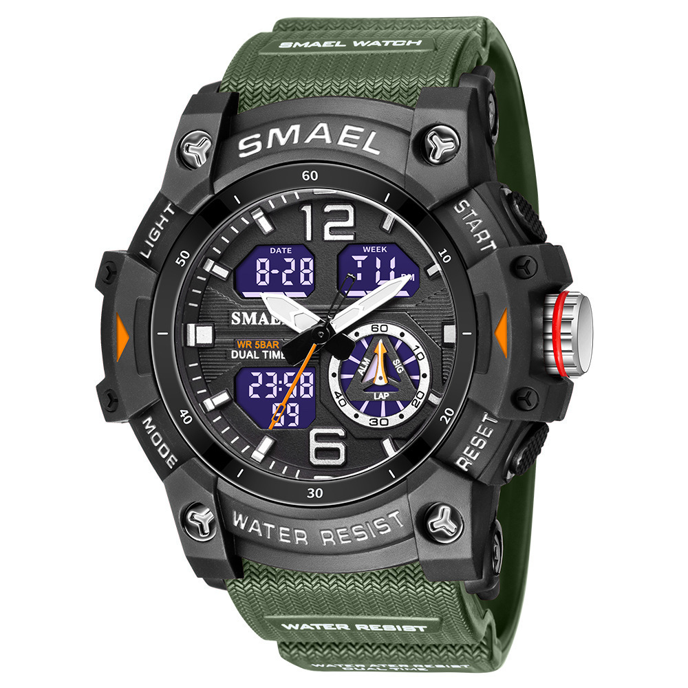 Mens Outdoor Transparent Watch With A Cool Dual-display Design - Image 3
