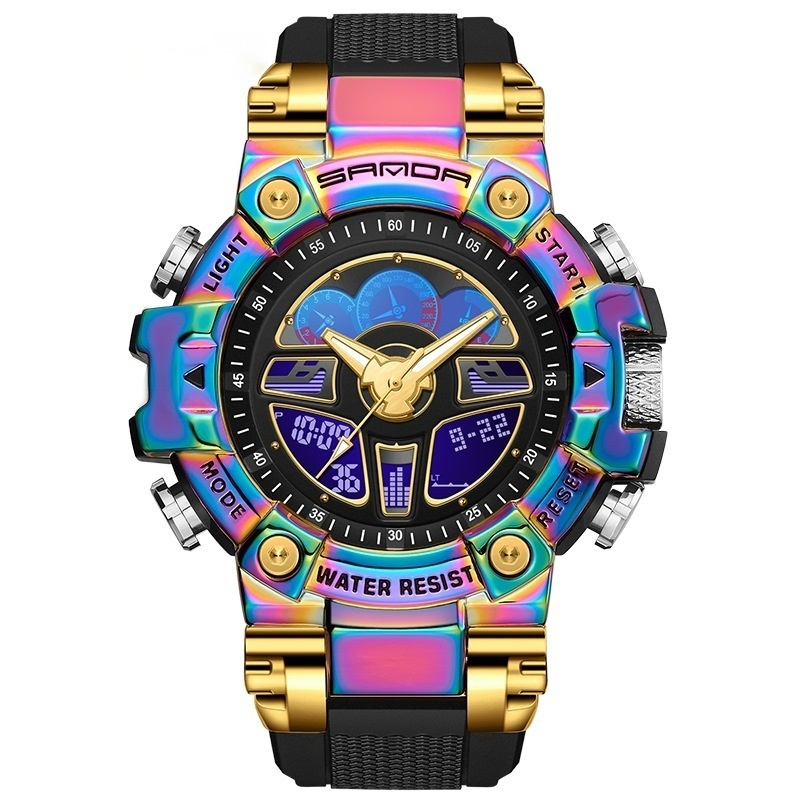 Trendy Waterproof Multi-function Digital Watch For Students